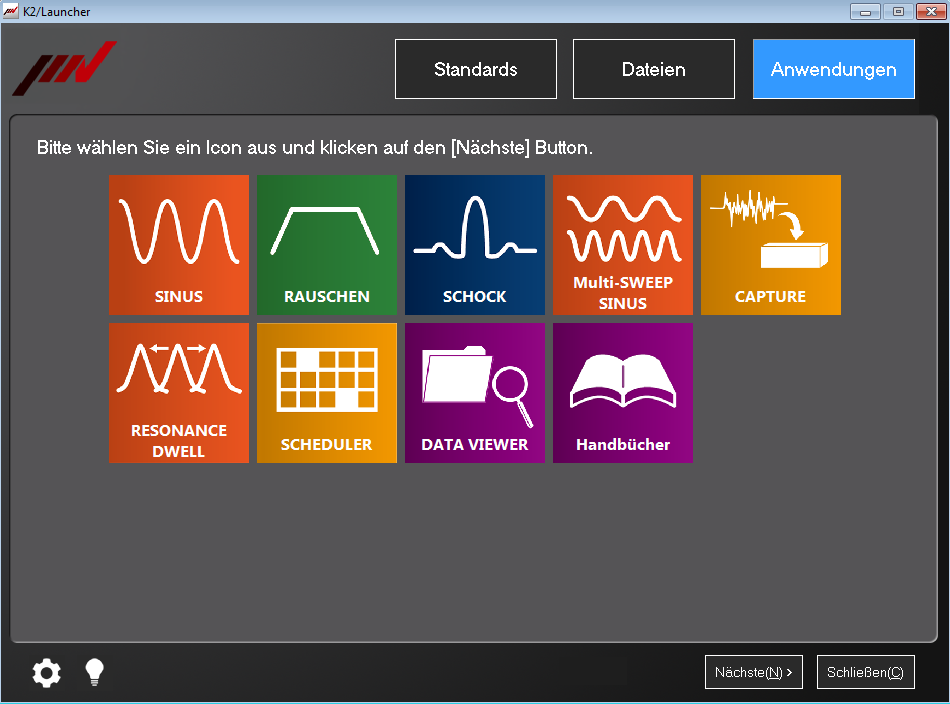 K2 Schwingungsregler: Neue Benutzeroberfläche vereinfacht Bedienung