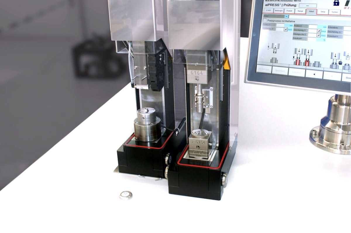 Wandlungsfähig: Eine Servopressmaschine wird zur „Servomess“-Maschine