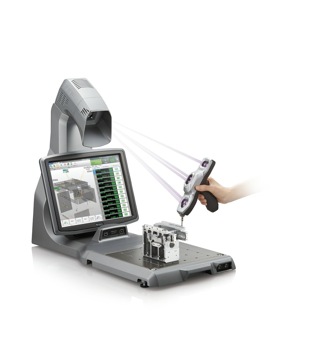 Einfach. Flexibel. Intuitiv. – Keyence flexibilisiert die 3D-Messtechnik!