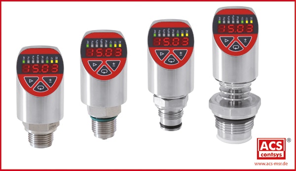 Elektronischer Druckschalter: Drucksensor Precont PS4 / PL4 im neuen Design