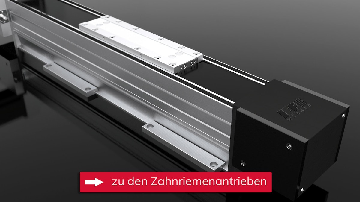 Linearantrieb für hohe Belastung und große Hübe