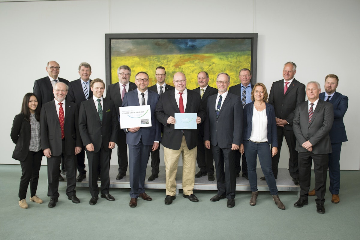 Klimaschutz-Unternehmen im Dialog mit Bundeskanzleramtschef Peter Altmaier