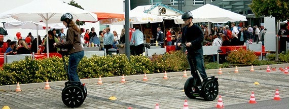 Feiern mit dem Elektronikhersteller