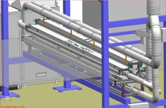Weltweit einzigartig – 3,8 m breite WEKO-Pudersysteme an Folien-Extrusionsanlag