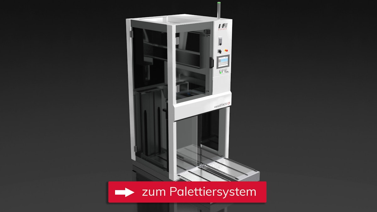 Palettiersystem für Reinräume