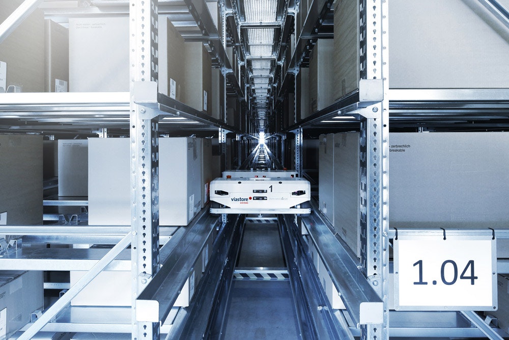 Shuttle-System von viastore sichert Zukunftsfähigkeit