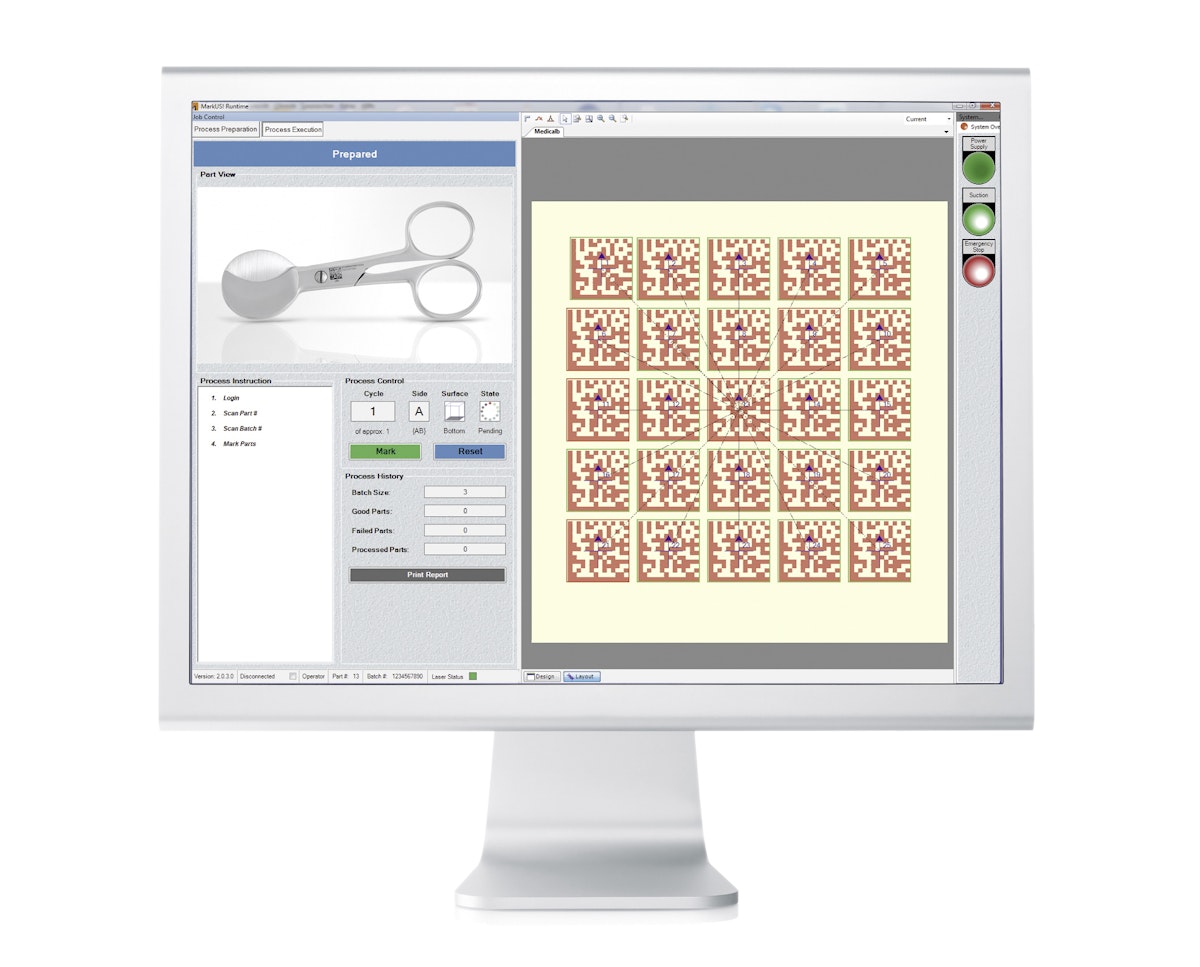 Vereinfachte Lasermarkierung durch Software-Update, neue Benutzeroberfläche und Autofokus