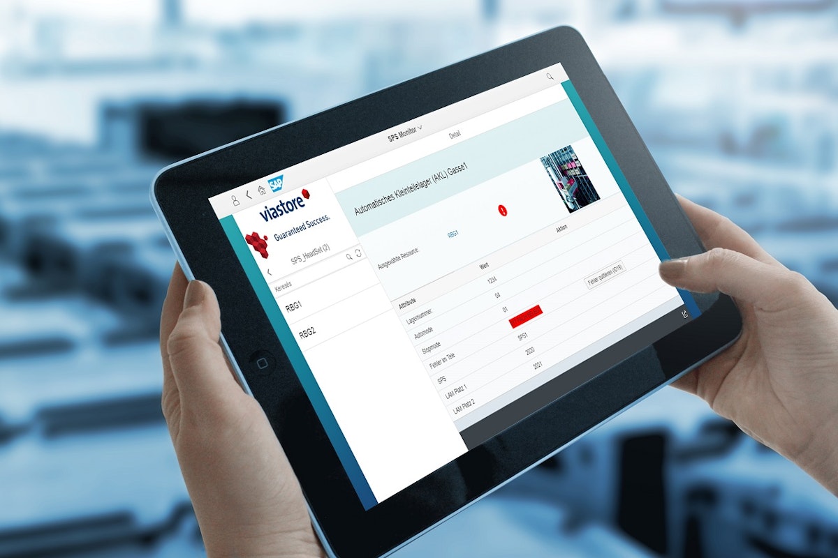 viastore SOFTWARE entwickelt SPS-Cockpit in SAP Fiori