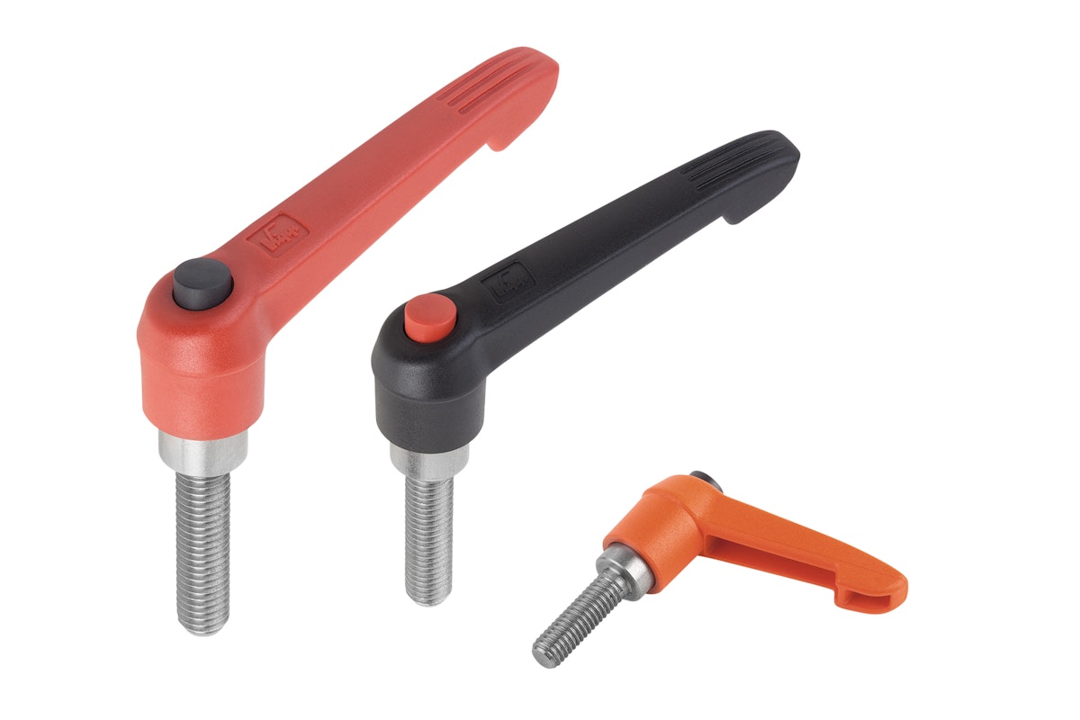 Zum Ausrasten!  - KIPP stellt anwenderfreundlichen Klemmhebel mit Druckknopf vor