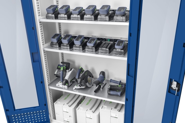 Der verso+ Akkuladeschrank