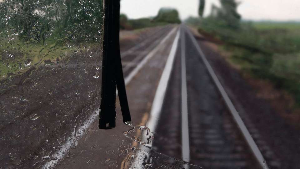 Tempo 160 … starker Regen … prima Sicht …