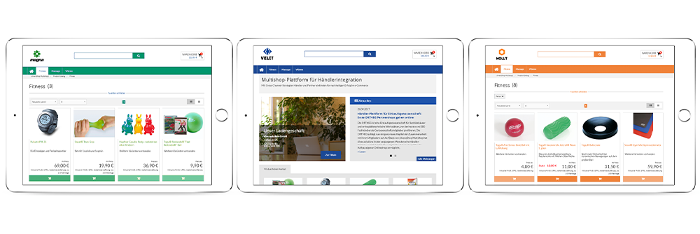 Multishop-Projekte für eine eigene B2B-Händlerplattform