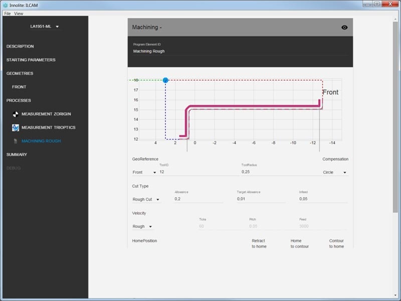 Software For Generating Optics Manufcaturing Jobs | ILCAM