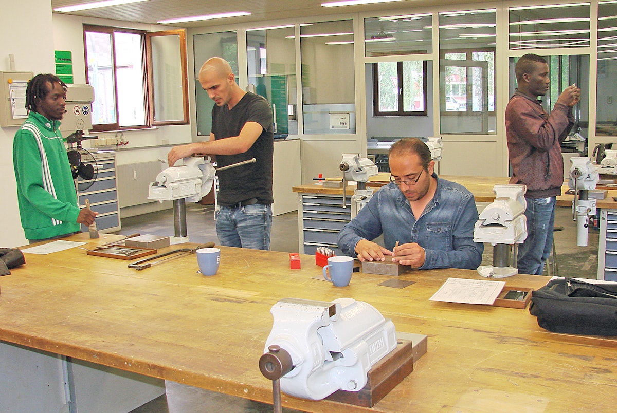 Bürkert-Qualifizierungsmaßnahme für Flüchtlinge