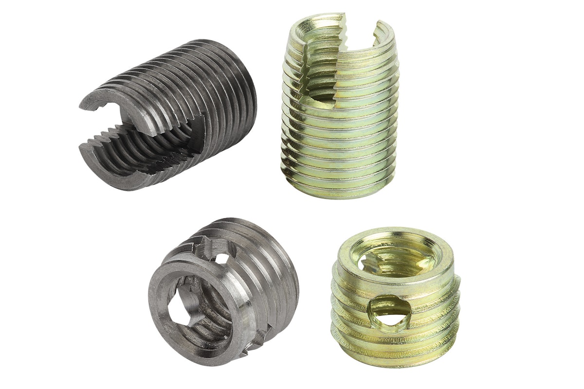 Selbstschneidende Gewindeeinsätze von norelem: stabil, ausreiß-, vibrationssich