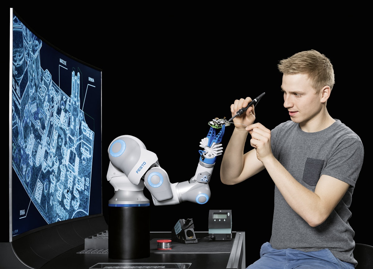 Einladung zur Online-Pressekonferenz von Festo hannovermesse digitalisierung bionic