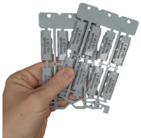 Detektierbar und anpassungsfähig: Die KSD-D Kabelschilder aus Polypropylen