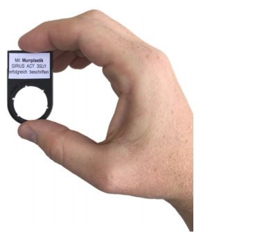 Kennzeichnung des Siemens SIRIUS ACT 3SU1 mit Beschriftungstechnik von Murrplastik