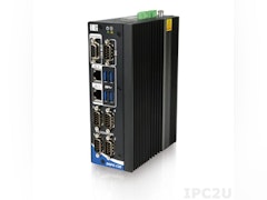 Lüfterloser Hutschienen PC mit Dual-CAN-Bus bei IPC2U