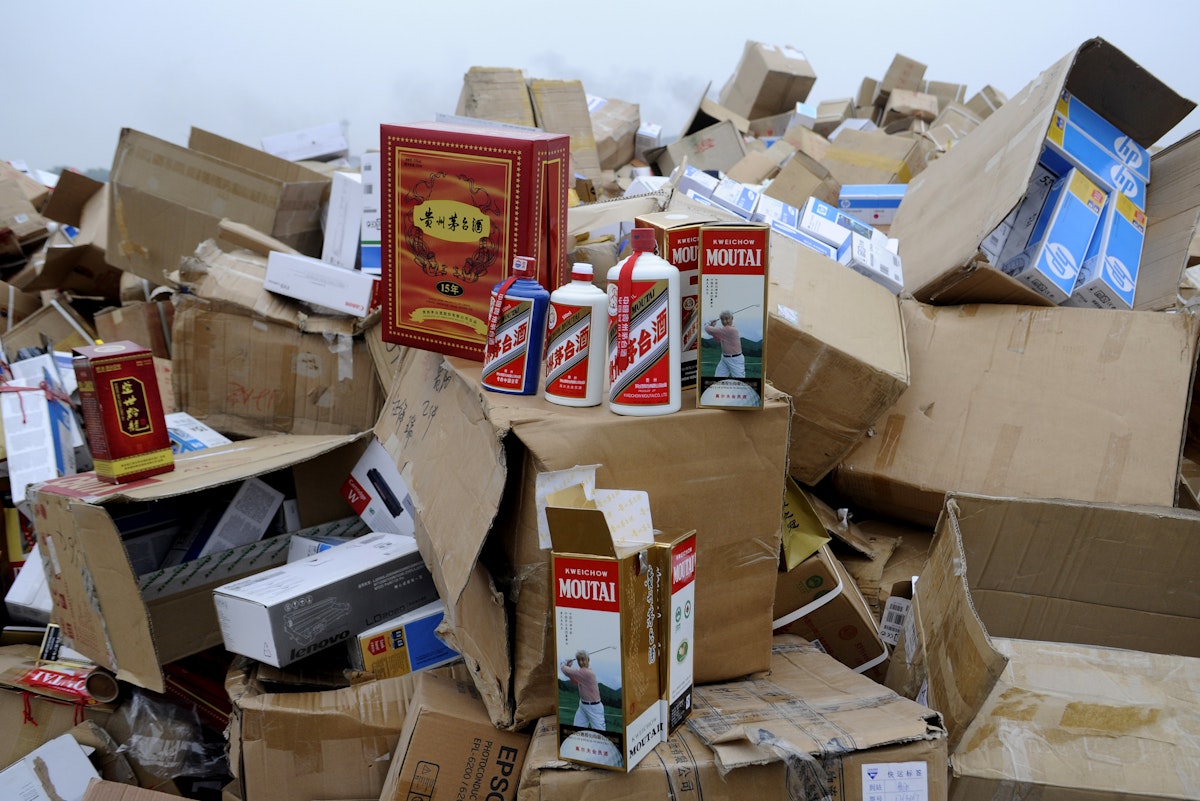 Chinesische Counterfeiter fälschen hauptsächlich einheimische Marken