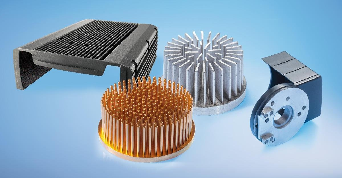 Profil Kühlkörper aus stranggepresstem Aluminium