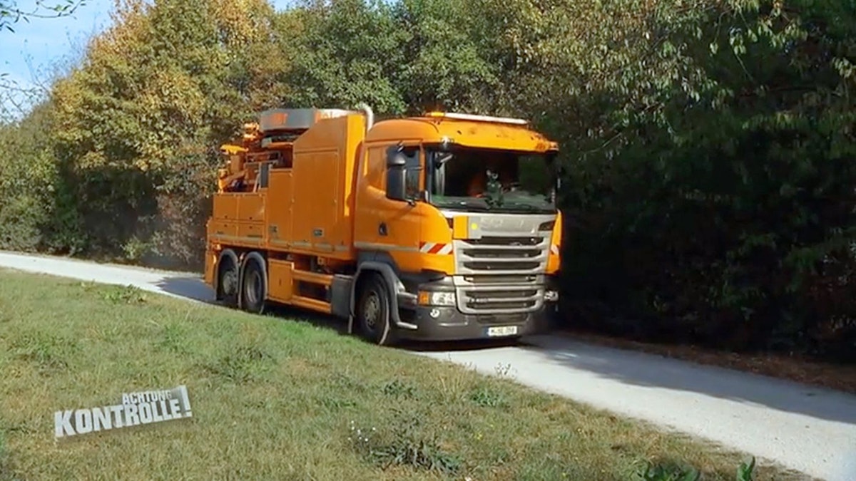 ifmErwischt: ifm-Display im Kanalreinigungsfahrzeug