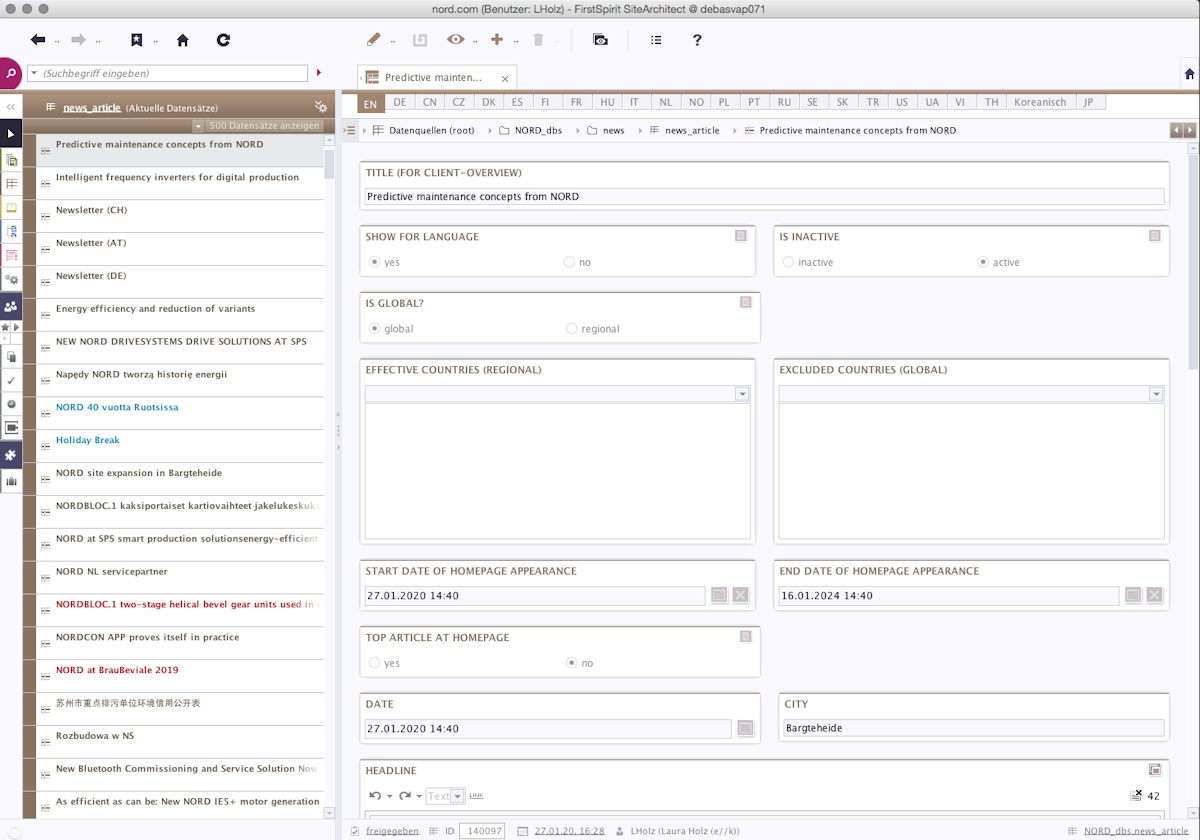 Predictive-Maintenance-Konzepte von NORD