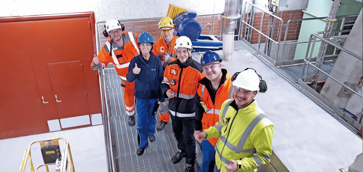 Schlammentwässerungslinie bei Stora Enso Enocell, Finnland