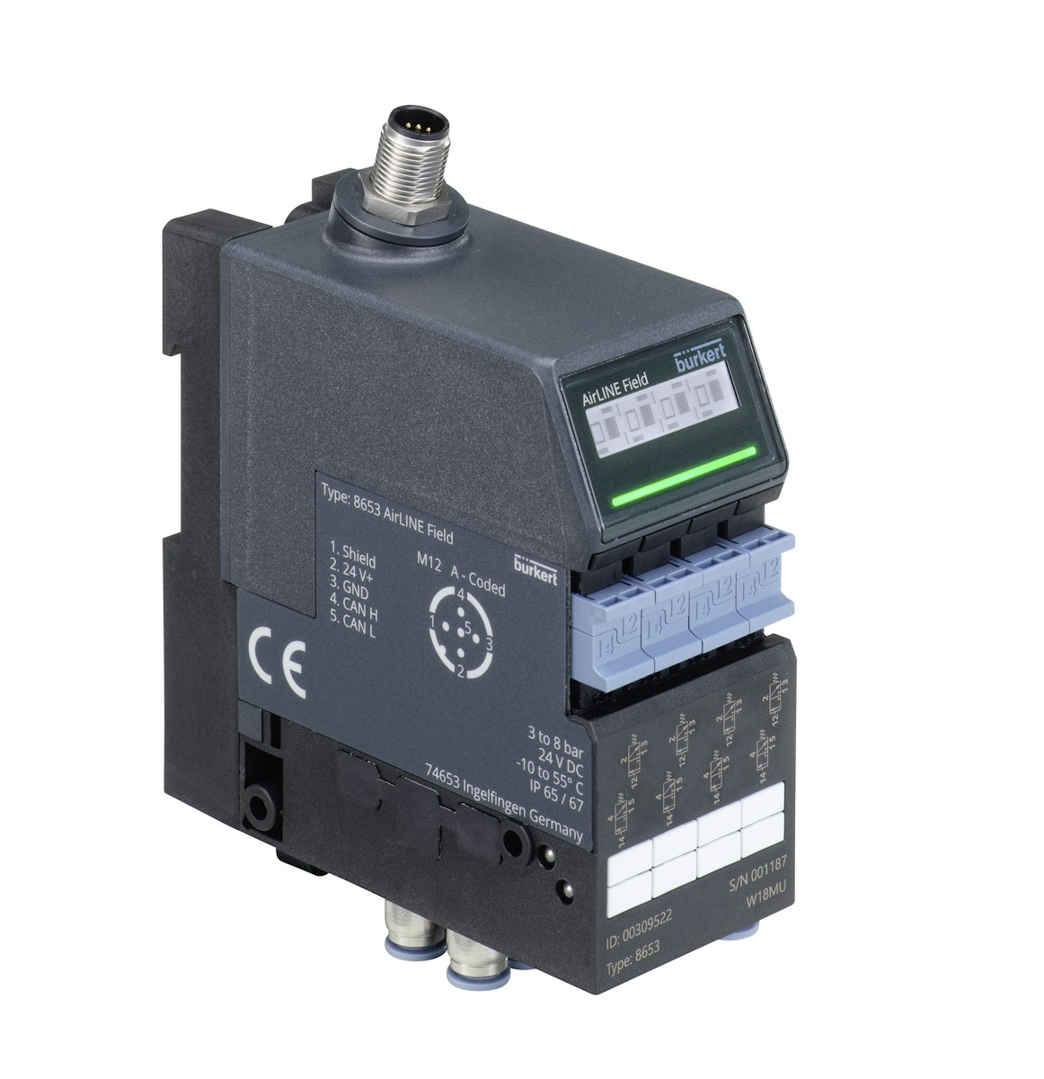 Kompakte Ventilinsel für die Feldmontage