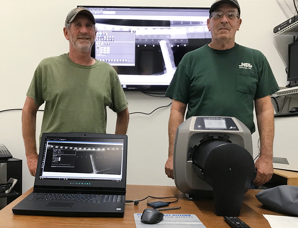 Computer Radiographie löst Film bei der Flugzeuginspektion ab