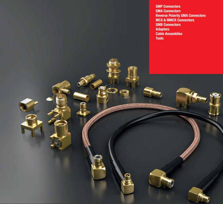 Große Auswahl an Hochfrequenzsteckverbindern