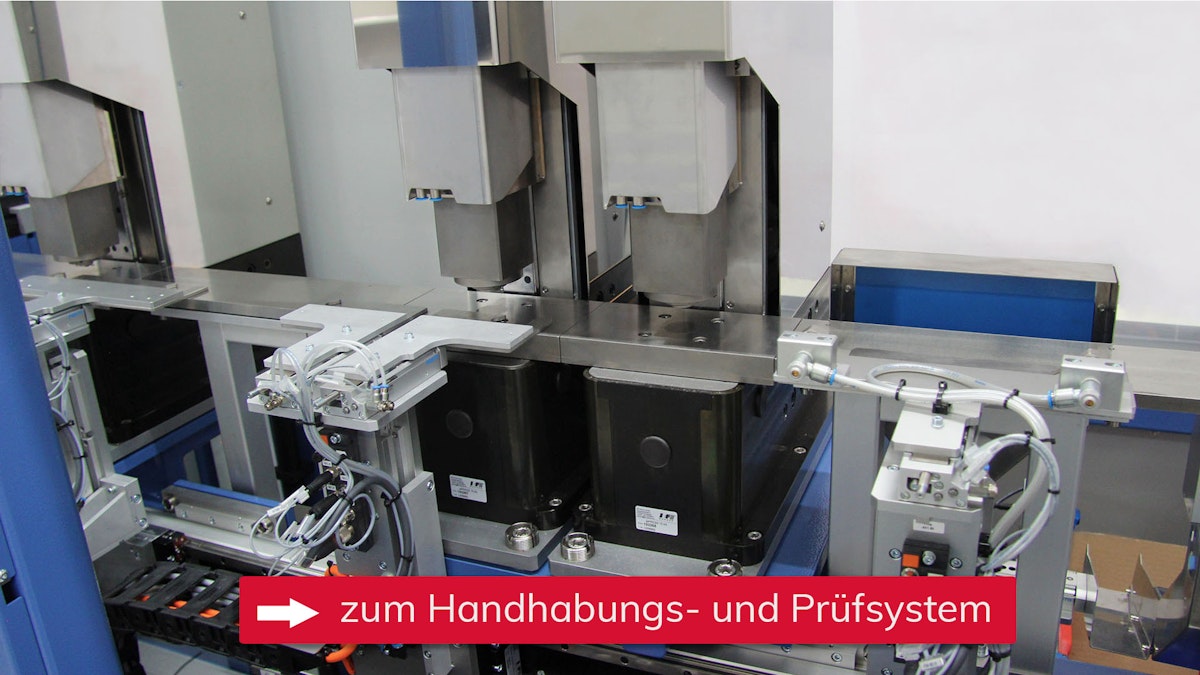 Vollautomatisches Handhabungs- und Prüfsystem für Federn