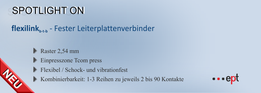 ept's fester Leiterplattenverbinder in Einpresstechnik