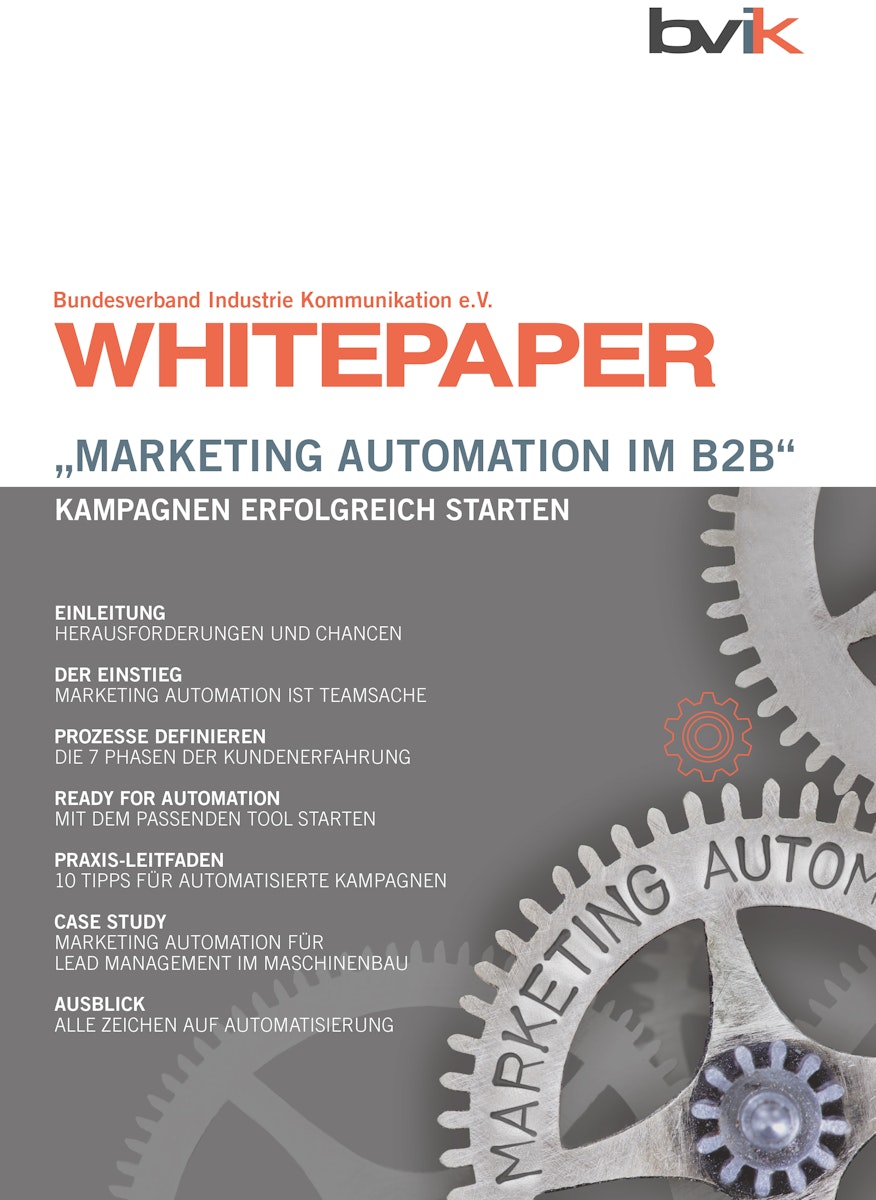 Marketing Automation als neuer Trend im B2B 