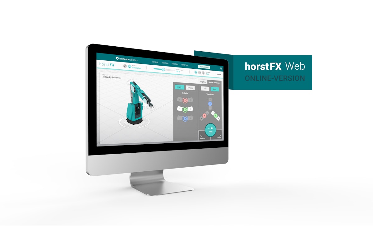 Industrieroboter HORST: Shop und digitales Robotik-Portal horstCOSMOS gehen an den Start.