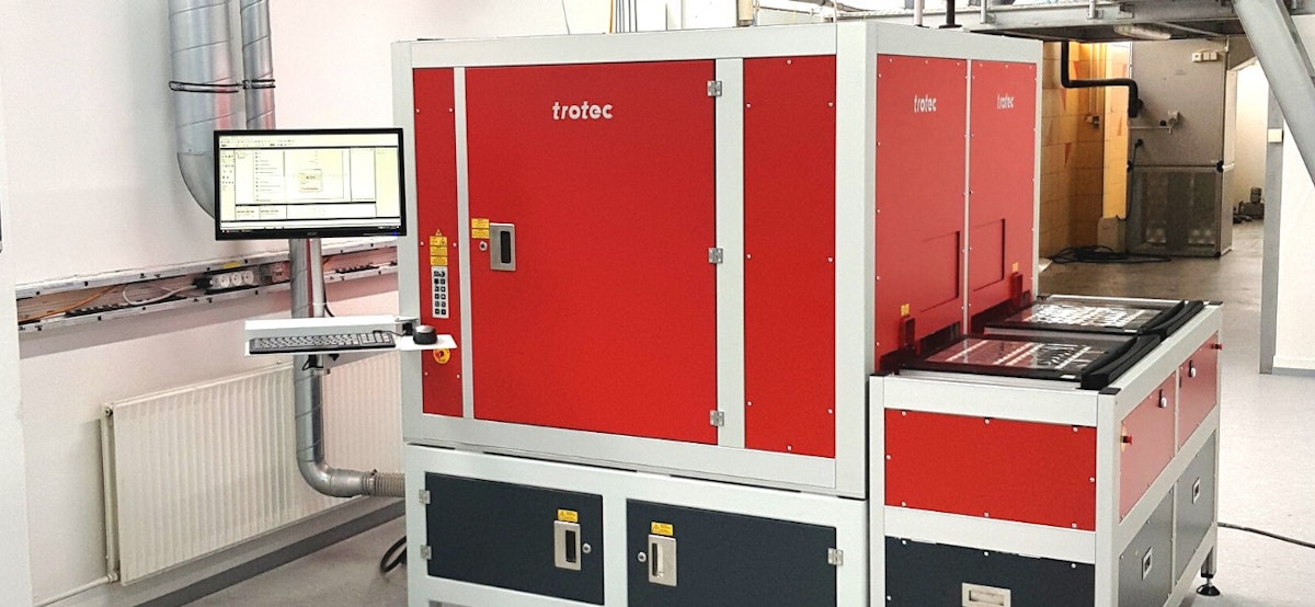 Neuer Trotec-Spiegellaser bei Hoffmann + Krippner