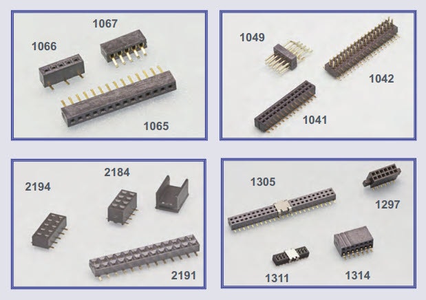 Buchsenleisten - das weibliche Gegenstück zu Stiftleisten