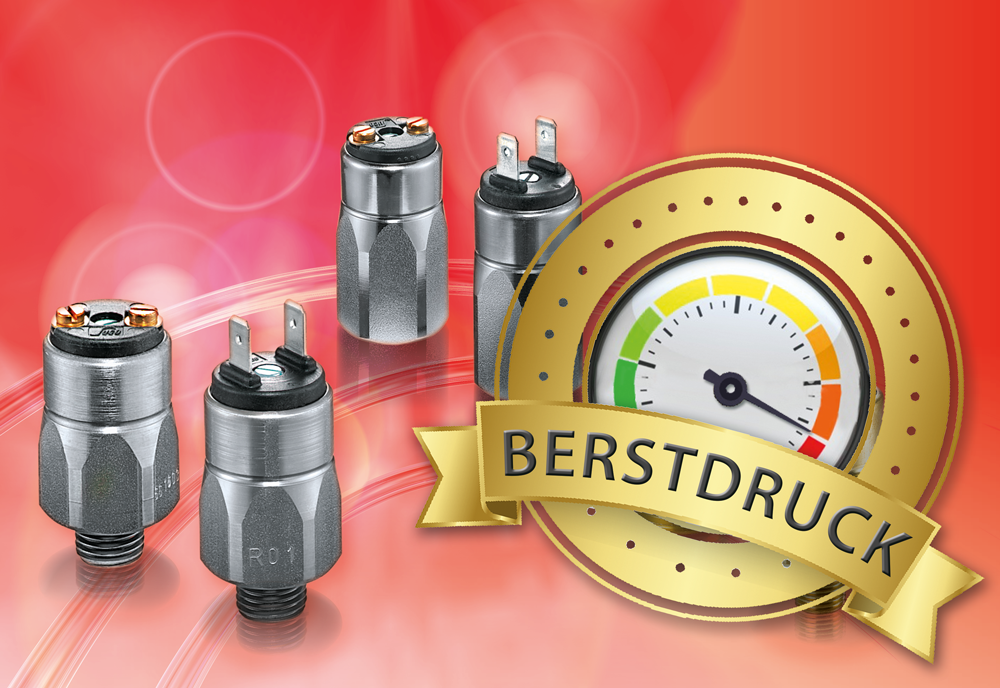 Erhöhter Überdruck & Berstdruck MechanischerDruckschalter