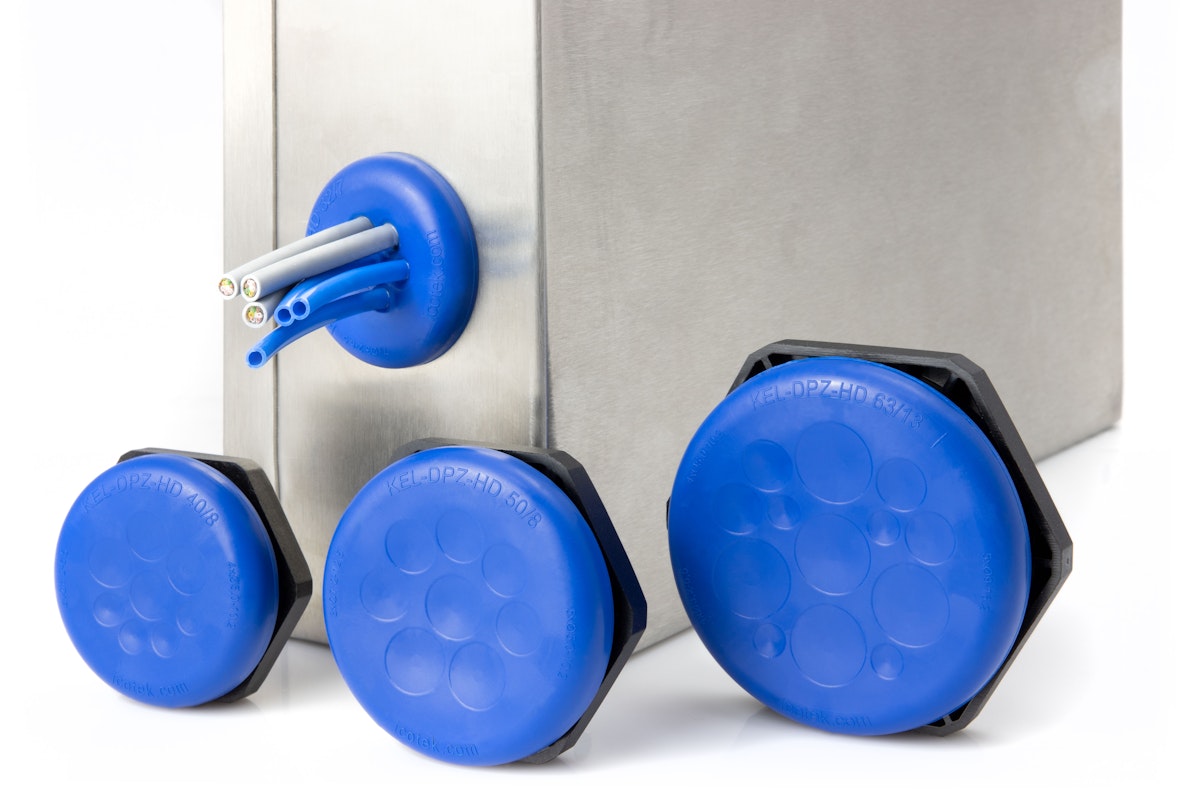 FDA-konforme hygienische Kabeldurchführung für Lebensmittel- und Pharmaindustrie