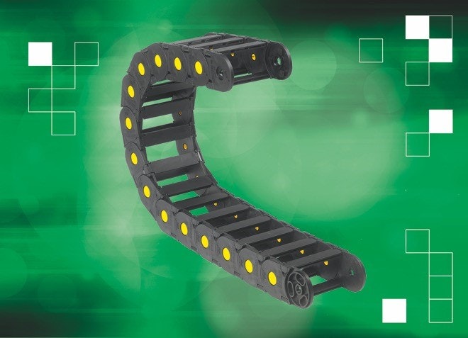 Kunststoff-Energieführungsketten ergänzen das Vollsortiment von norelem