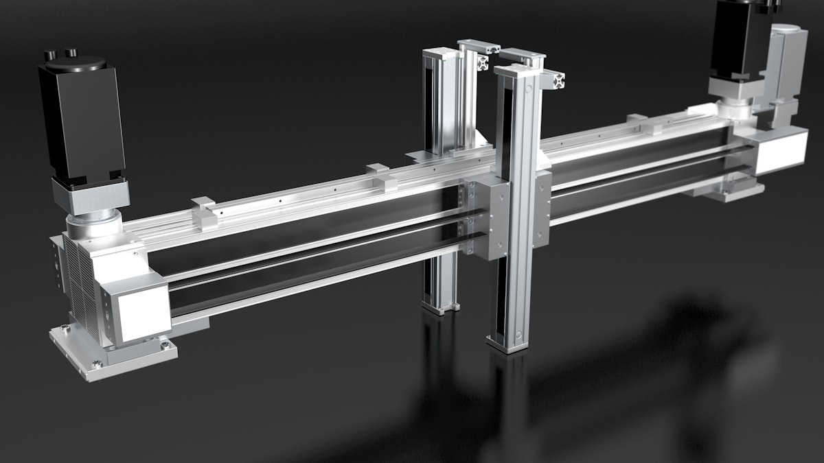 Positioniersystem für extrem kurze Taktzeiten und wenig Platz