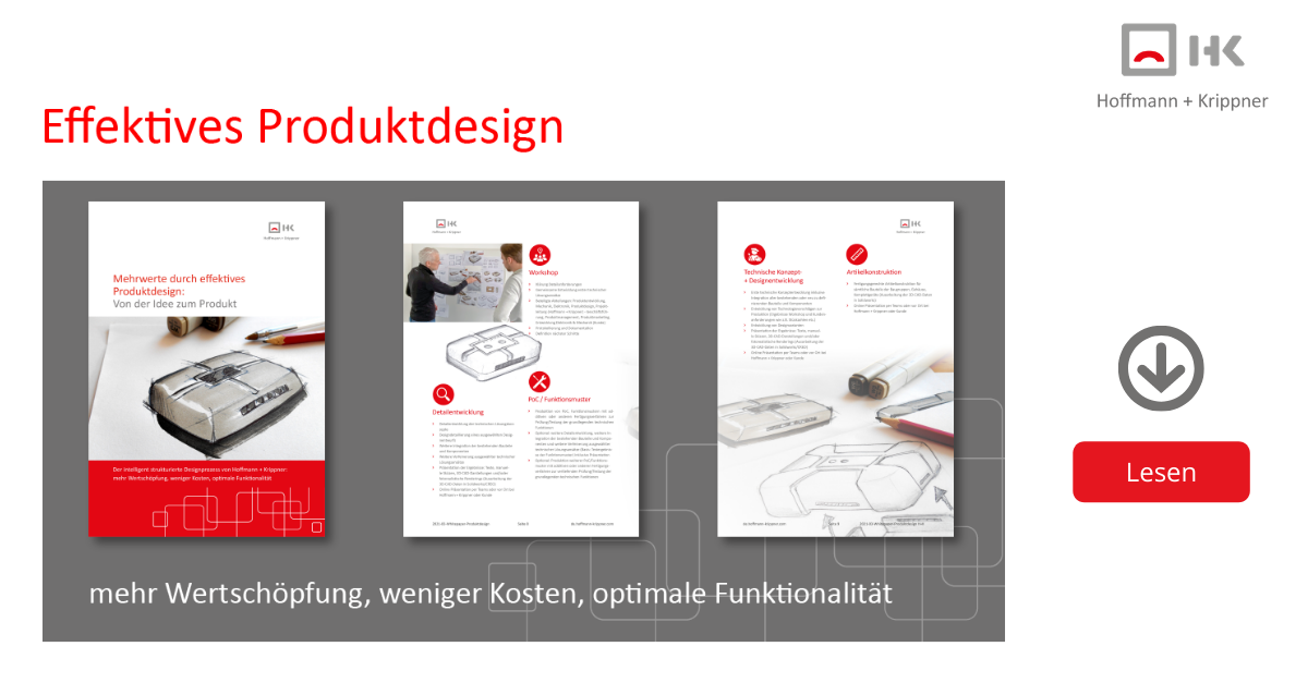 Effektives Produktdesign vereint Design und Engineering miteinander 🖇