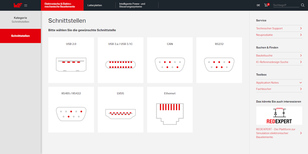 Von der Applikation zum passenden Bauteil