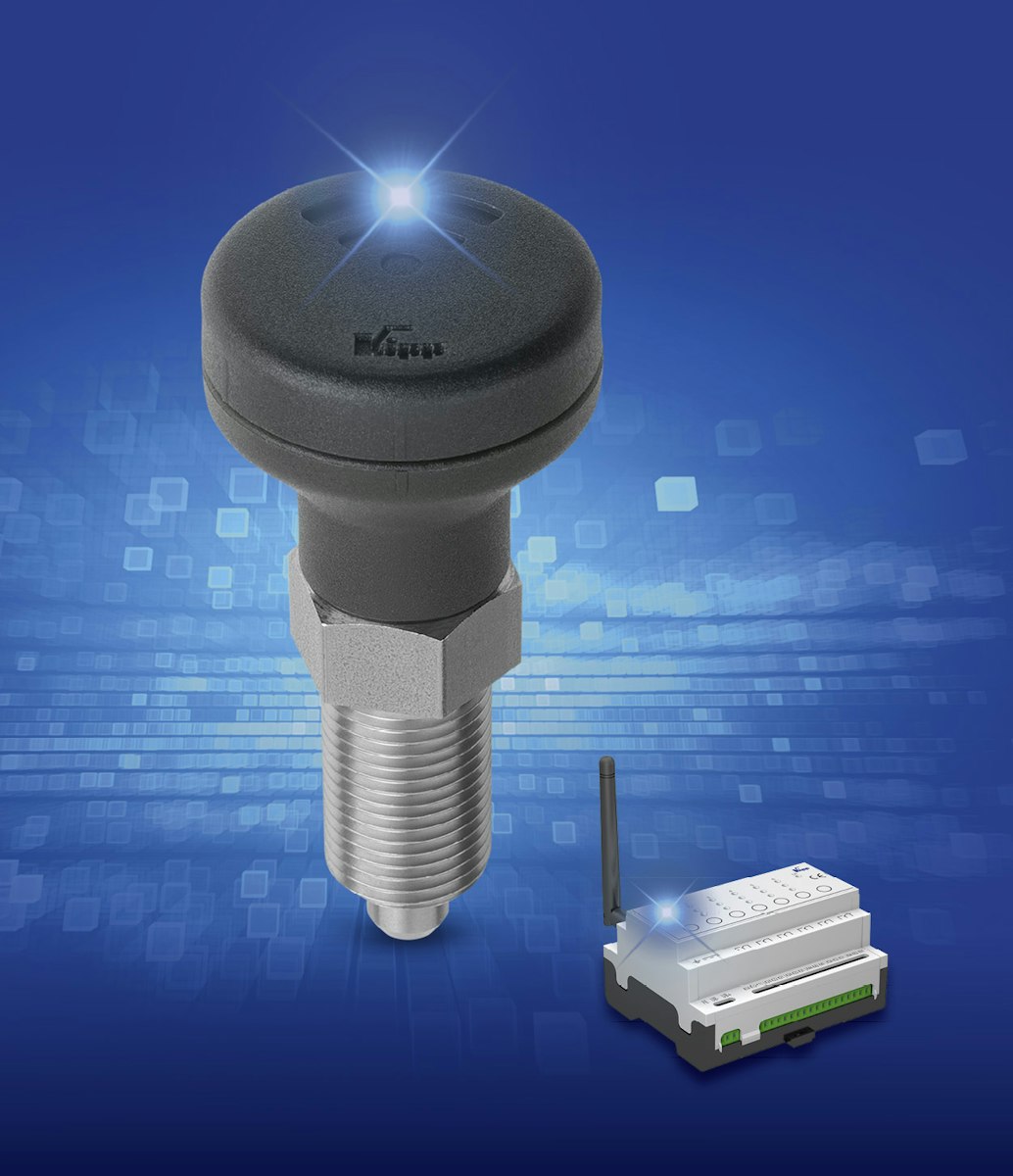 Branchenneuheit: Arretierbolzen mit integriertem Zustandssensor