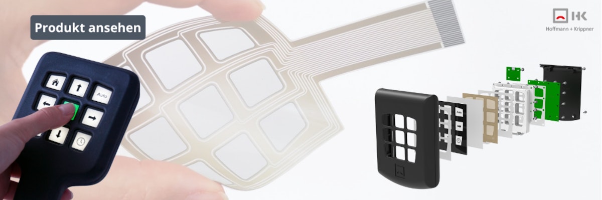 Kapazitive Tastaturen und Tasten für wenig Platz