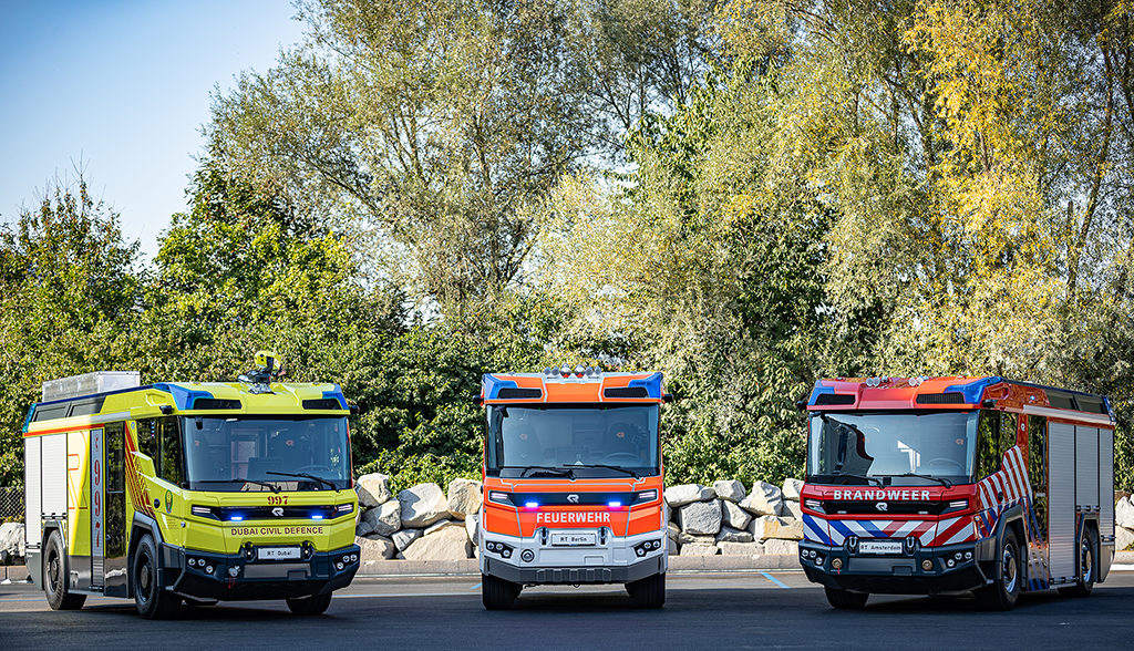 Vollelektrische Feuerwehrfahrzeuge - Steer-by-Wire von Mobil Elektronik
