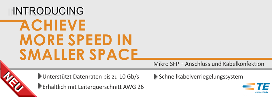 Mikro SFP + Anschluss und Kabelkonfektion