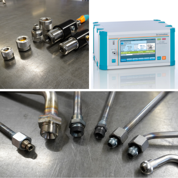 Dichtheitsprüfung von Schweißnähten weitergedacht – automatisierte Prüfung von Rohrleitungen auch bei kleinen Losgrößen