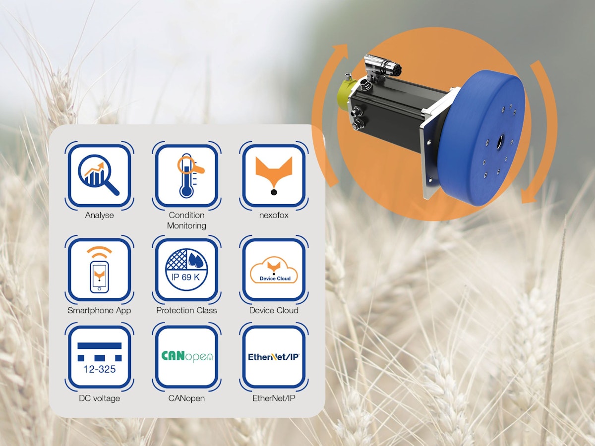 Smart motors for smart agri-bots