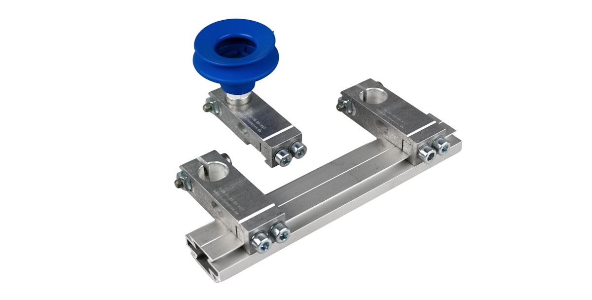 Greiferbaukasten mit Prismensystem für Präzision, schnellere Montage und höhere Stabilität beim Greiferbau